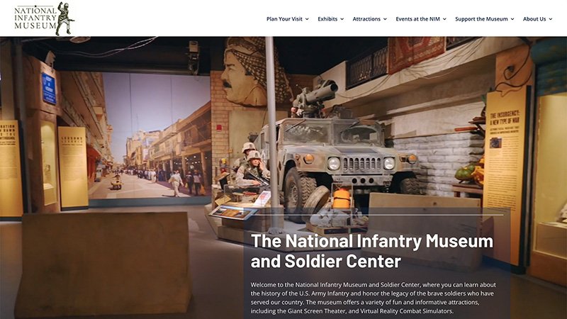 National Infantry Museum homepage