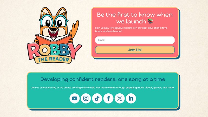 Robby the Reader homepage